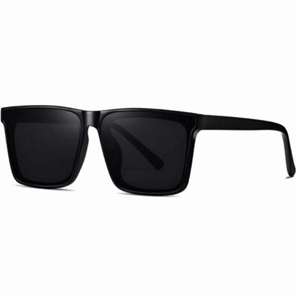 Premium Retro Square Sunglasses - Polarized UV Protection