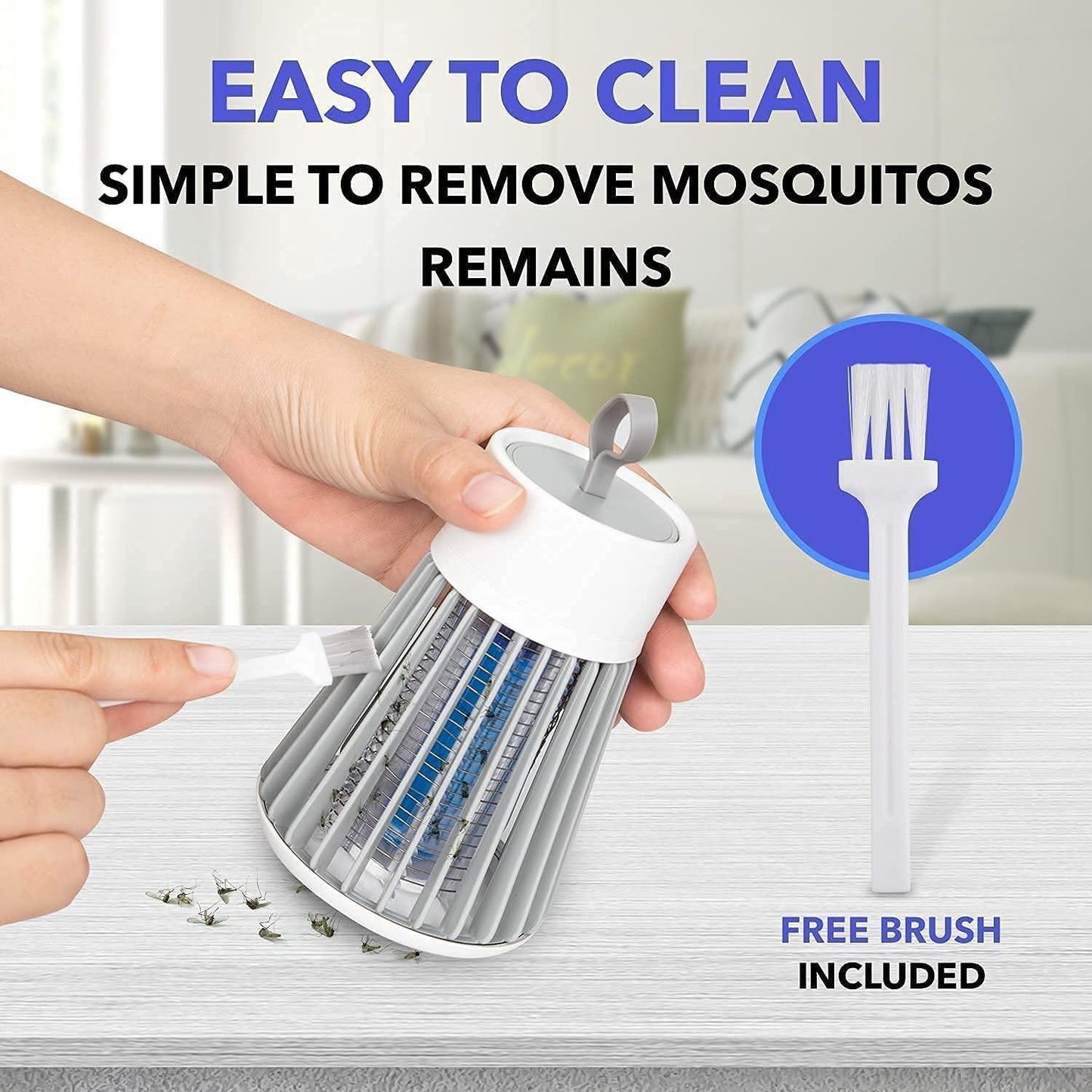 Rechargeable Mosquito Killer Lamp with LED Safe & portable