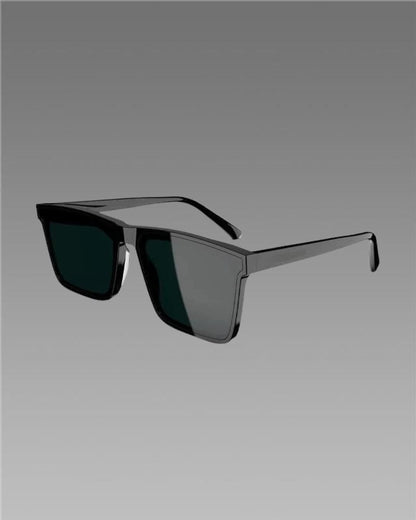 Premium Retro Square Sunglasses - Polarized UV Protection